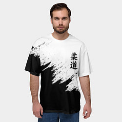 Футболка оверсайз мужская ДЗЮДО КУДО JUDO, цвет: 3D-принт — фото 2