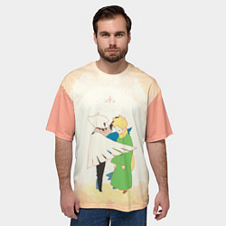 Футболка оверсайз мужская Дитя Света и Маленький Принц Sky: Children Of The, цвет: 3D-принт — фото 2