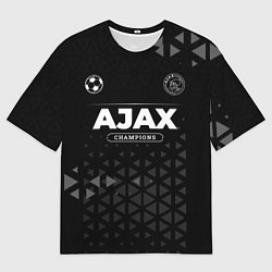 Футболка оверсайз мужская Ajax Champions Uniform, цвет: 3D-принт