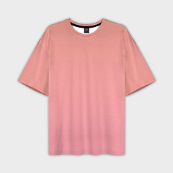 Мужская футболка оверсайз Gradient Roseanna Orange to pink
