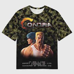 Мужская футболка оверсайз Contra gamer
