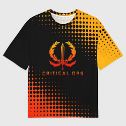Мужская футболка оверсайз Critical Ops К-ОПС