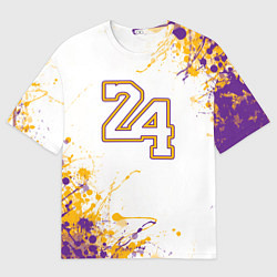 Футболка оверсайз мужская Коби Брайант Lakers 24, цвет: 3D-принт