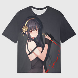 Мужская футболка оверсайз Spy x Family Yor Fоrger