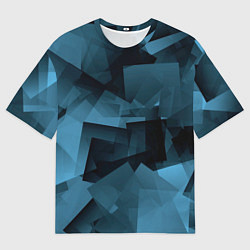 Футболка оверсайз мужская Абстрактная геометрическая композиция Abstract geo, цвет: 3D-принт