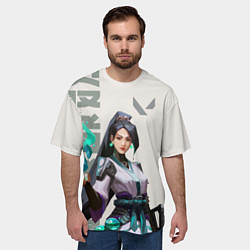 Футболка оверсайз мужская SAGE VALORANT, цвет: 3D-принт — фото 2