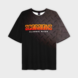 Мужская футболка оверсайз Classic Bites - Scorpions
