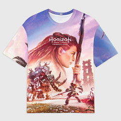 Мужская футболка оверсайз Horizon Forbidden West