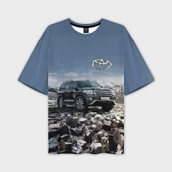 Мужская футболка оверсайз Toyota Land Cruiser 200 V8