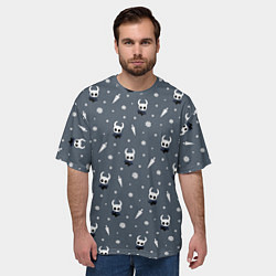 Футболка оверсайз мужская Рыцарь, Гео, Гвоздь Hollow Knight, цвет: 3D-принт — фото 2
