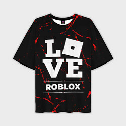 Мужская футболка оверсайз Roblox Love Классика