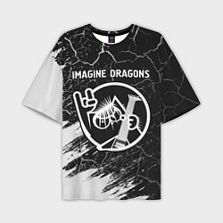 Мужская футболка оверсайз Imagine Dragons - КОТ - Краски