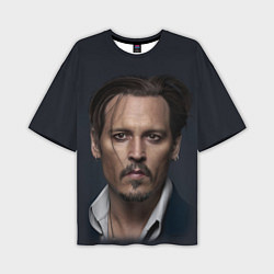 Мужская футболка оверсайз Джонни Депп Johnny Depp