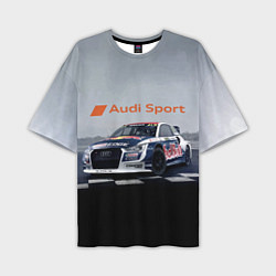 Футболка оверсайз мужская Ауди Спорт Гоночная команда Audi sport Racing team, цвет: 3D-принт