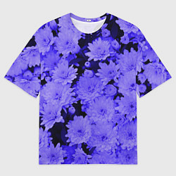Футболка оверсайз мужская Хризантемы Сhrysanthemums, цвет: 3D-принт