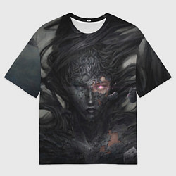 Футболка оверсайз мужская Окаменелая девушка, цвет: 3D-принт