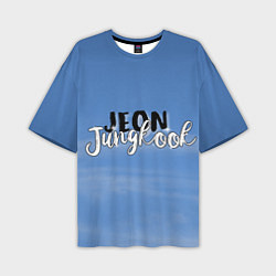Мужская футболка оверсайз JEON JUNGKOOK BTS
