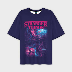 Мужская футболка оверсайз Stranger Things Очень странные дела
