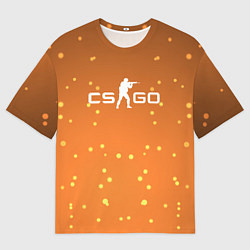 Мужская футболка оверсайз Cs go Абстракция