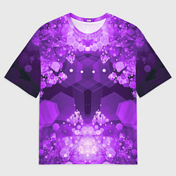 Мужская футболка оверсайз Crystal Galaxy