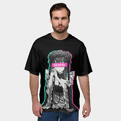 Футболка оверсайз мужская My Dress-Up Darling: Senpai, цвет: 3D-принт — фото 2