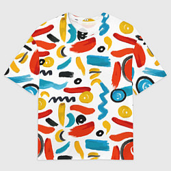 Футболка оверсайз мужская Радужный момент, цвет: 3D-принт