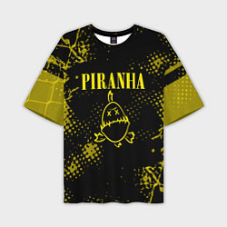 Мужская футболка оверсайз Nirvana piranha
