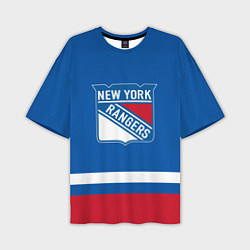 Мужская футболка оверсайз New York Rangers Панарин