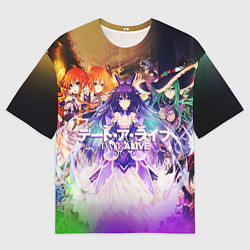 Мужская футболка оверсайз Рандеву c жизнью Date A Live IV