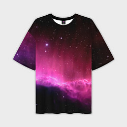 Мужская футболка оверсайз Night Nebula