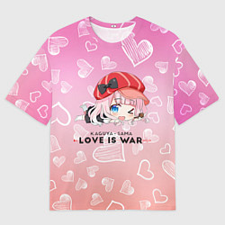 Мужская футболка оверсайз Цубамэ Коясу Kaguya-sama: Love is War