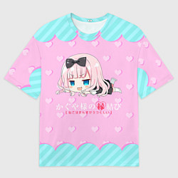 Мужская футболка оверсайз Цубамэ Коясу Kaguya-sama: Love is War