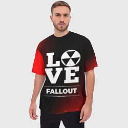 Футболка оверсайз мужская Fallout Love Классика, цвет: 3D-принт — фото 2