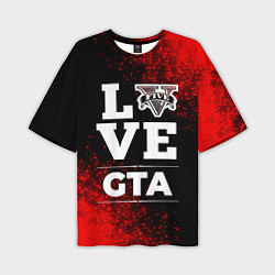 Мужская футболка оверсайз GTA Love Классика