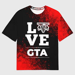 Футболка оверсайз мужская GTA Love Классика, цвет: 3D-принт