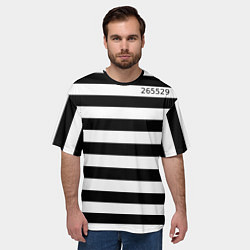 Футболка оверсайз мужская По статье, цвет: 3D-принт — фото 2