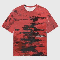 Футболка оверсайз мужская Взгляд во тьму, цвет: 3D-принт