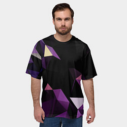 Футболка оверсайз мужская Полигональная магия, цвет: 3D-принт — фото 2