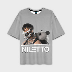 Мужская футболка оверсайз Нилетто - Криолит