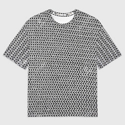 Футболка оверсайз мужская Железная кольчуга, цвет: 3D-принт