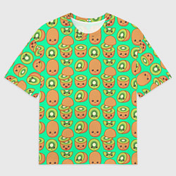 Мужская футболка оверсайз POSITIVE KIWI FRUIT