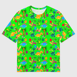 Футболка оверсайз мужская JURASSIC PERIOD, цвет: 3D-принт