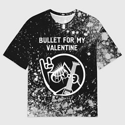 Мужская футболка оверсайз Bullet For My Valentine - КОТ - Арт