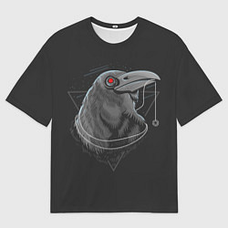 Футболка оверсайз мужская Black Raven Star of David, цвет: 3D-принт