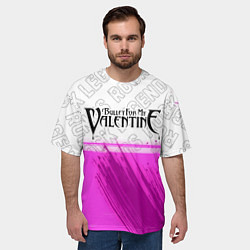 Футболка оверсайз мужская Bullet For My Valentine Rock Legends, цвет: 3D-принт — фото 2