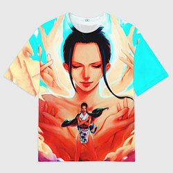 Футболка оверсайз мужская НИКО РОБИН ВАН ПИС, цвет: 3D-принт
