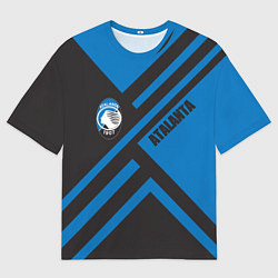 Футболка оверсайз мужская Фанат клуба Аталанта, цвет: 3D-принт