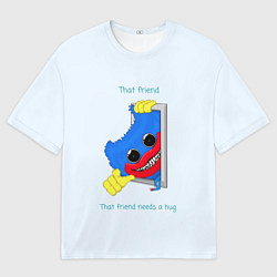 Мужская футболка оверсайз POPPY PLAYTIME HAGGY WAGGY that friend