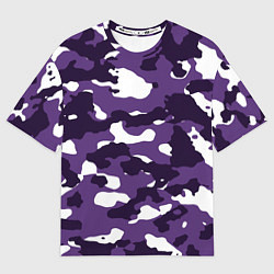 Футболка оверсайз мужская Amethyst Purple Аметист, цвет: 3D-принт