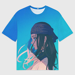 Футболка оверсайз мужская Красотка Аспира Golden Kamuy, цвет: 3D-принт